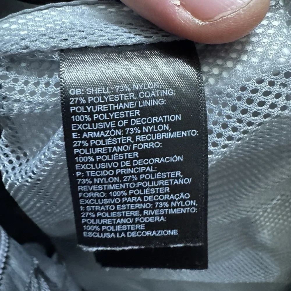 North Face Jacket‎ Youth XS 6 Gray Dryvent Shell Lightweight Full Zip Outdoor